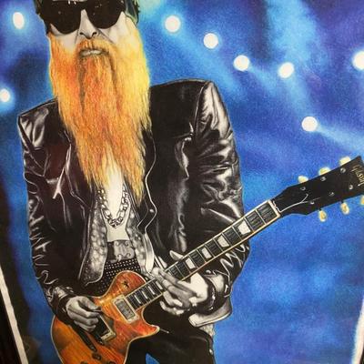 ZZ Top Billy Gibbons wall art