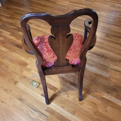 Eight Queen Anne Wooden Chairs (DR-EL)