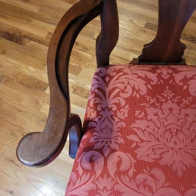 Eight Queen Anne Wooden Chairs (DR-EL)