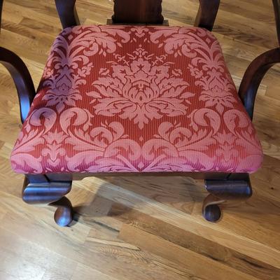 Eight Queen Anne Wooden Chairs (DR-EL)