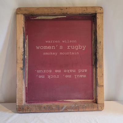 Warren Wilson Women's Rugby Silk Screen (DR-EL)