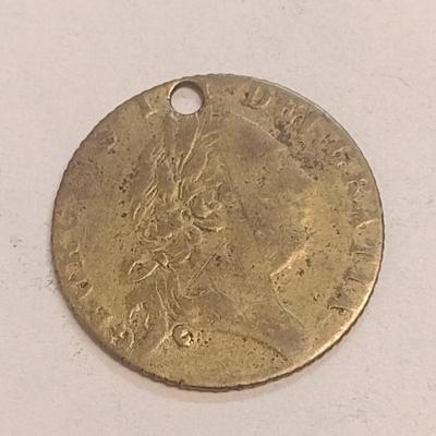 1790 King George III Brass Gaming Token Coin (91)