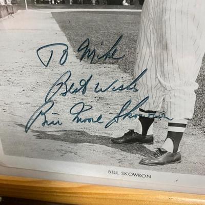 Bill 'Moose' Skowron autograph