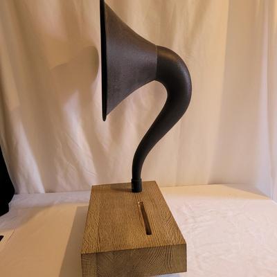 Gramophone Acoustic Amplifier (Restoration Hardware) for Mobile Devices (LR-EL)