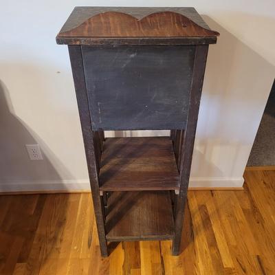 Arts & Crafts Wood Cabinet/ Night Stand (LR-EL)