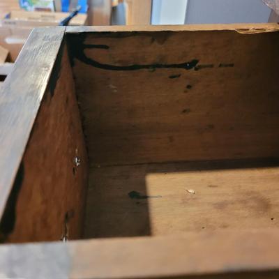 Arts & Crafts Wood Cabinet/ Night Stand (LR-EL)