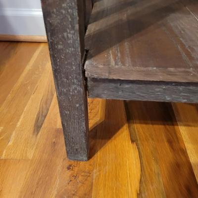 Arts & Crafts Wood Cabinet/ Night Stand (LR-EL)