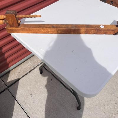 31inch vintage wood clamp