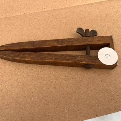 6in wood vice