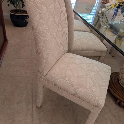 Large Glass Pineapple Dining Table & Chairs