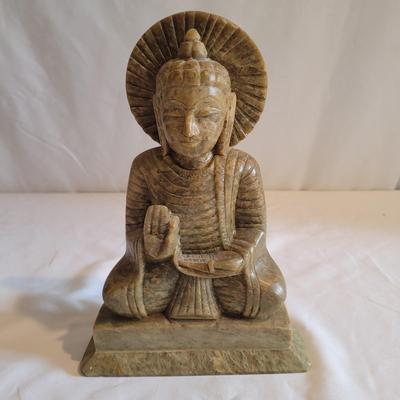 Carved Soapstone Buddha Statues (GB1-EL)