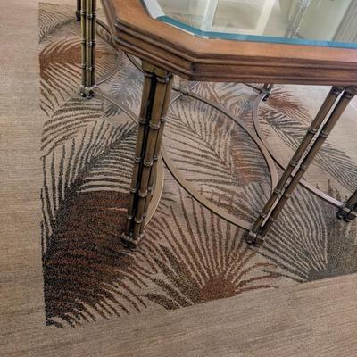 Glass Coffee Table Bamboo Style