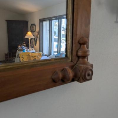 Sweet Walnut Framed Mirror