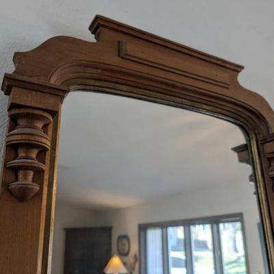 Sweet Walnut Framed Mirror