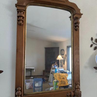Sweet Walnut Framed Mirror