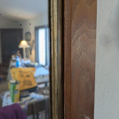 Sweet Walnut Framed Mirror