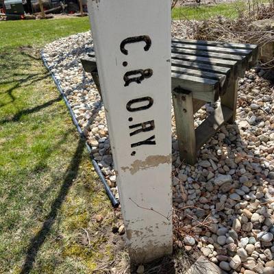 Chesapeake and Ohio Railway Concrete Post