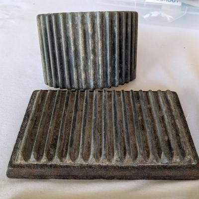 Antique Cast Iron Geneva Rocking Hand Fluter patented 1866 Geneva, Ill.