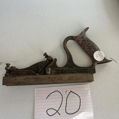 Stanley #49 double grove no blades