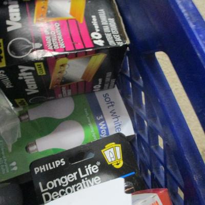 Assortment Of Light Bulbs Various Sizes