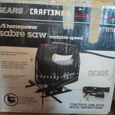 Craftsman Soldering Gun Sabre Saw Pad Sander