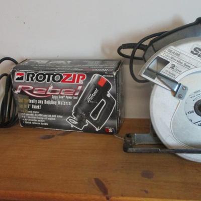 2 1/8 HP Craftsman Sawmill Black & Decker Palm Sander Rebel Roto Zip