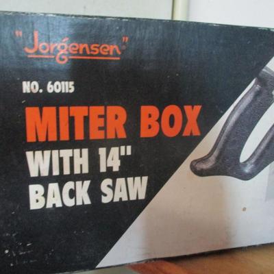 Jorgensen Miter Box With Saw Benz O Matic Set 1.2" Electric Impact Drill