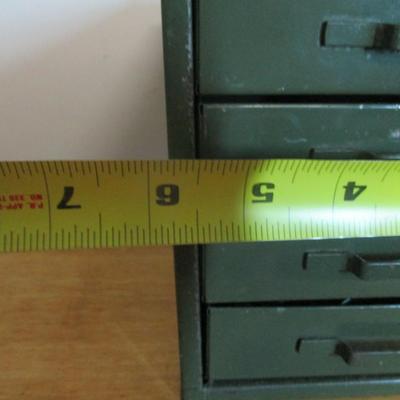 Small Metal Parts Cabinet Approx 5 3/4" x 8 1/2" x 6 1/4"