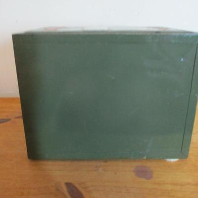 Small Metal Parts Cabinet Approx 5 3/4" x 8 1/2" x 6 1/4"