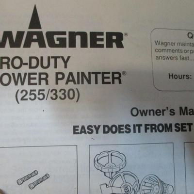 Wagner Pro-Duty Power Painter & 2 Empty Tool Boxes