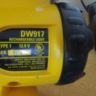 DeWALT Drill Light Charger & Batteries