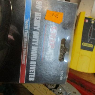 Assortment Of Hand Tools Dremel Moto Tool Chain Sharpening Tool Box 1