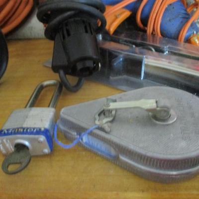 Assortment Of Hand Tools Dremel Moto Tool Chain Sharpening Tool Box 1