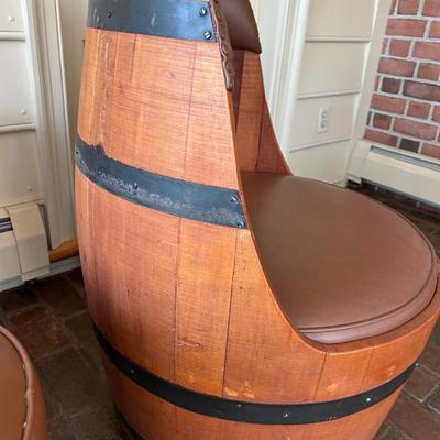 Wine Barrel Seating