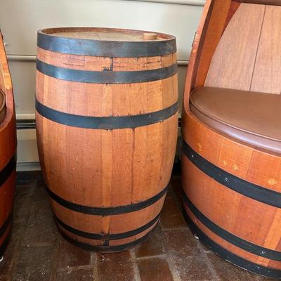 Wine Barrel Seating