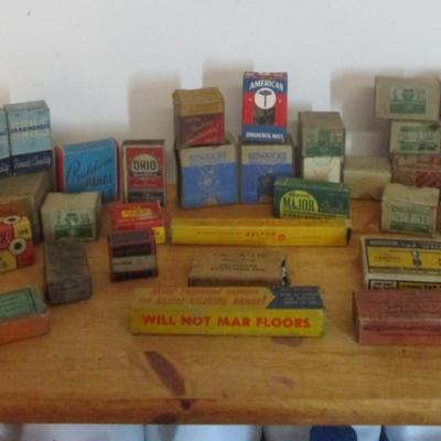 Various Vintage Hardware Boxes
