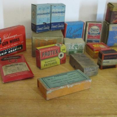 Various Vintage Hardware Boxes