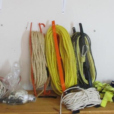 Assortment Of Rope & Straps