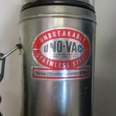 Vintage Thermoses Uno-Vac Stainless Steel