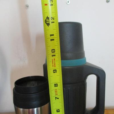 Vintage Thermoses Uno-Vac Stainless Steel