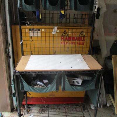Work Bench With Storage