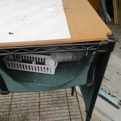Work Bench With Storage
