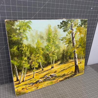 INDIAN SUMMER, Oil on Canvas by Dawn Rikk 