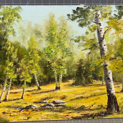 INDIAN SUMMER, Oil on Canvas by Dawn Rikk 