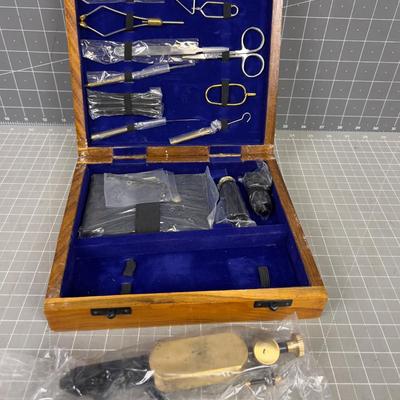 OH MY!!! Fly Tying Kit Brass and Steel NEW 
