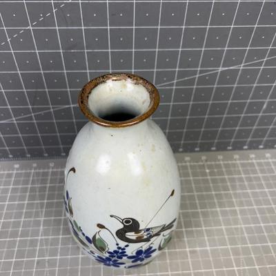 Hand Painted, MEXICAN, Flower Vase