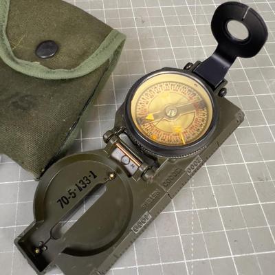 United States Field Compass, With a Pouch