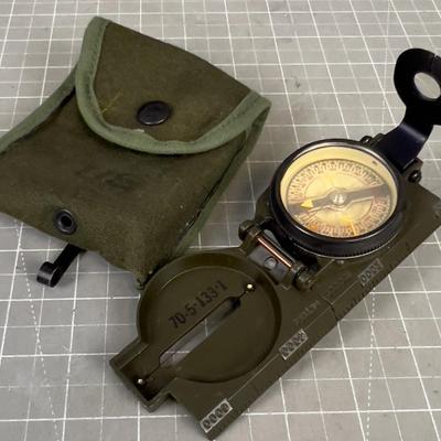 United States Field Compass, With a Pouch