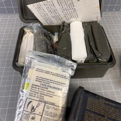 First Aid Kit and Decontamination Kit (3) 