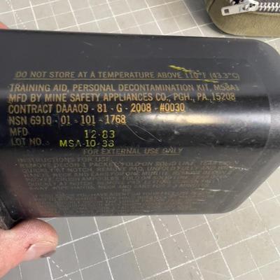 First Aid Kit and Decontamination Kit (3) 